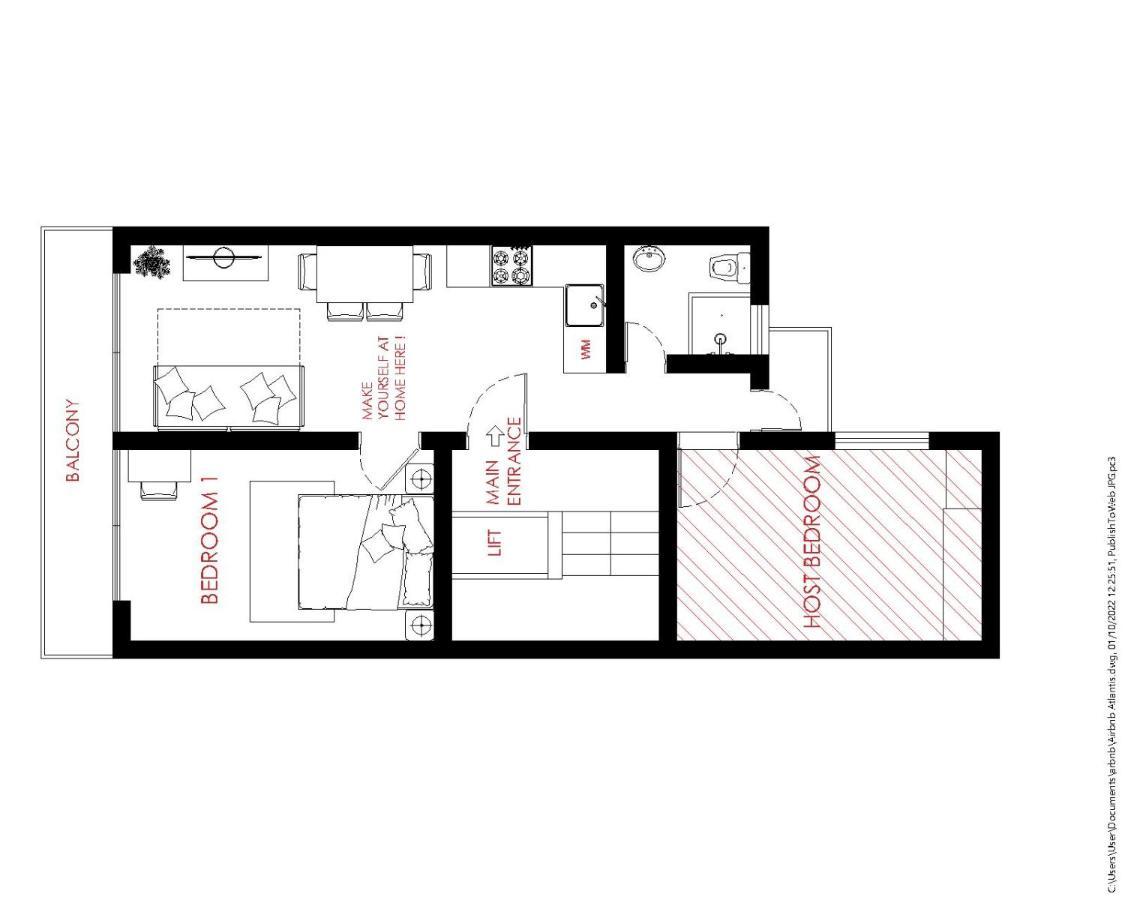 F8 1 Seaview Room, Living And Bathroom Shared , Stjulians Saint Julian's Exterior photo